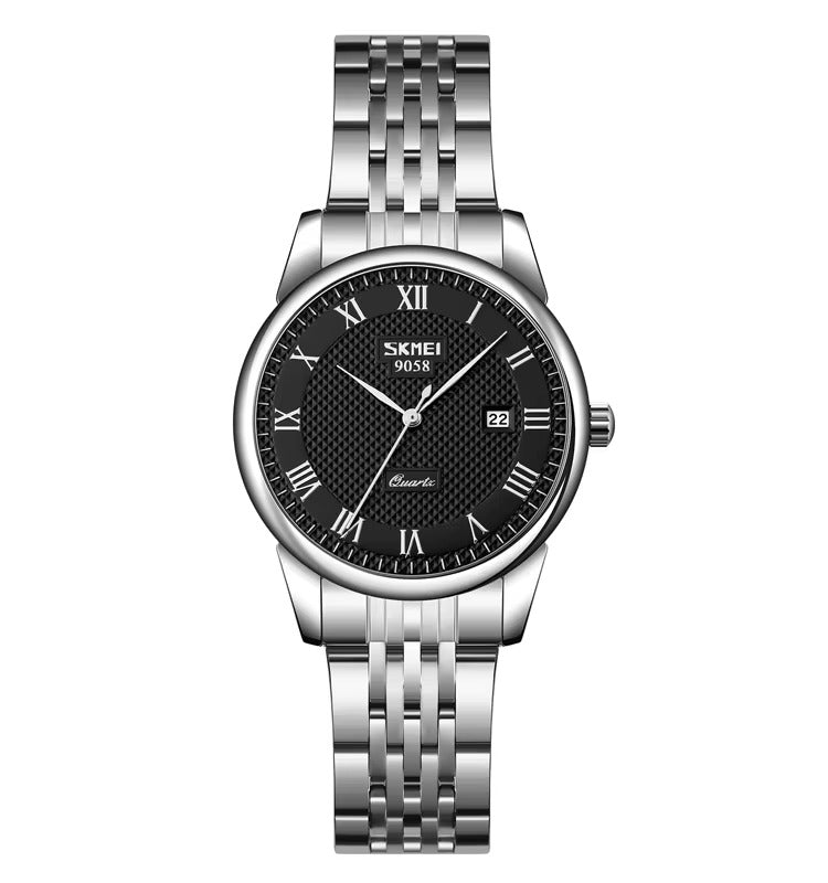 Classic Leather Couple Watch - Elegance and Sophistication