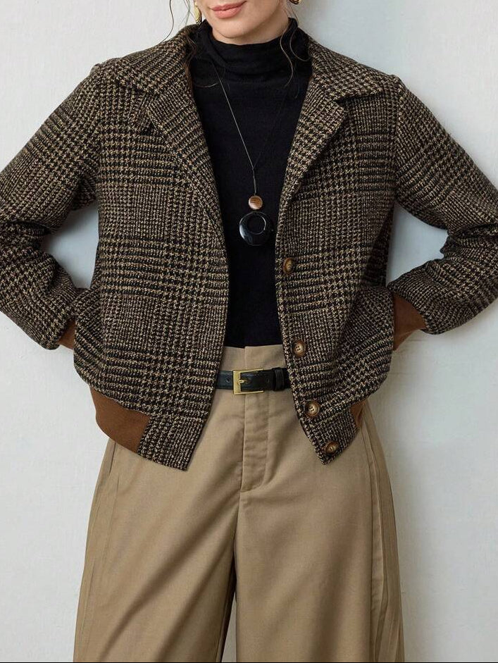 Blythe Cropped Tweed Jacket — Effortlessly Chic