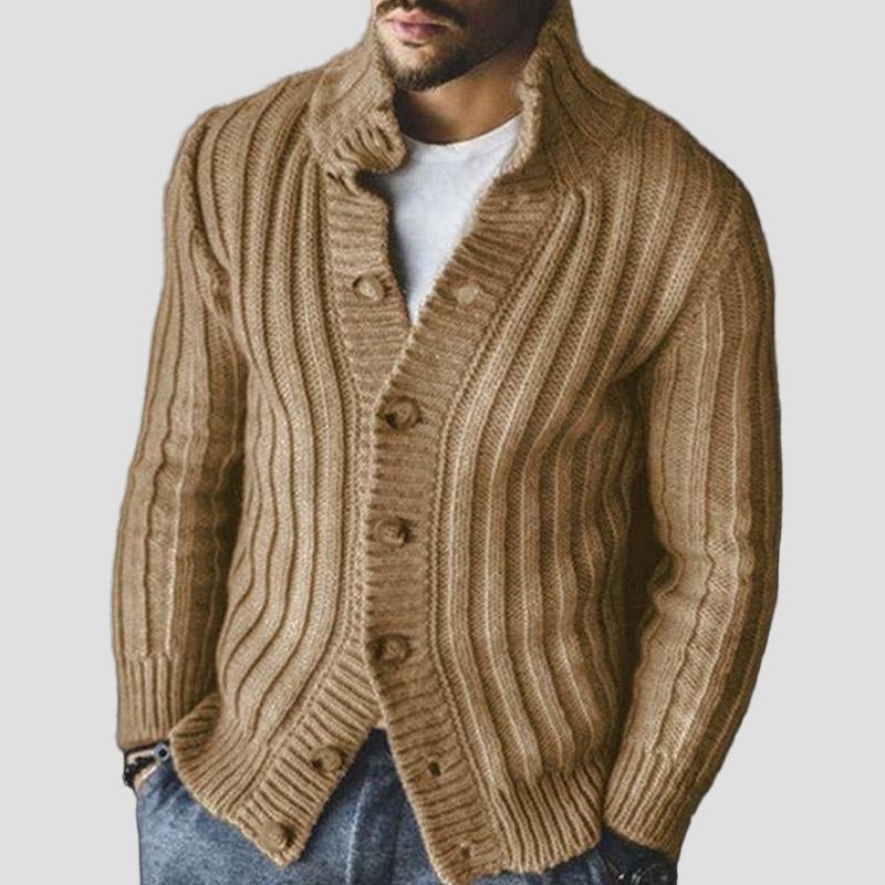 Zachary | Premium Single-Breasted Knit Cardigan