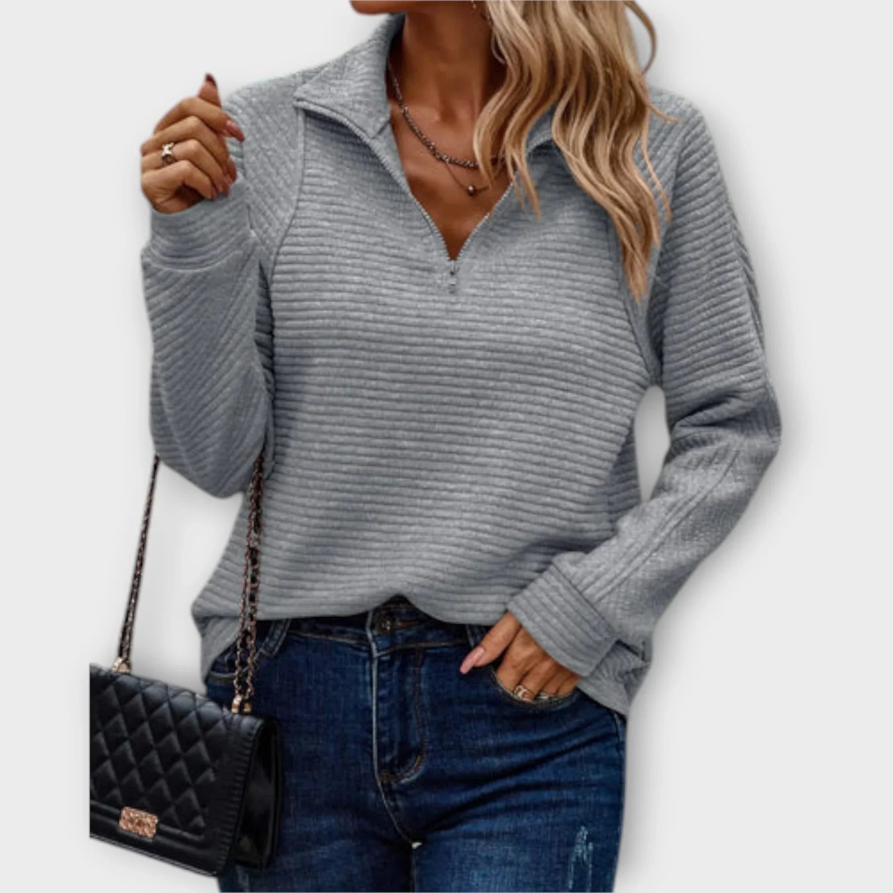 Seren – Elegant and Comfortable Half-Zip Pullover