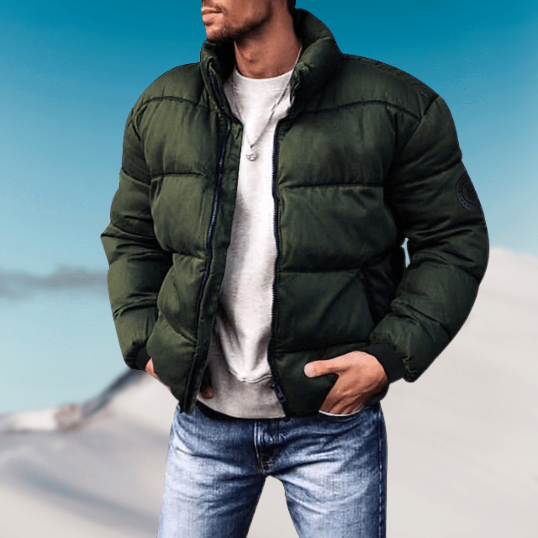 Axel - Men's Warm Puffer Jacket for Frosty Days