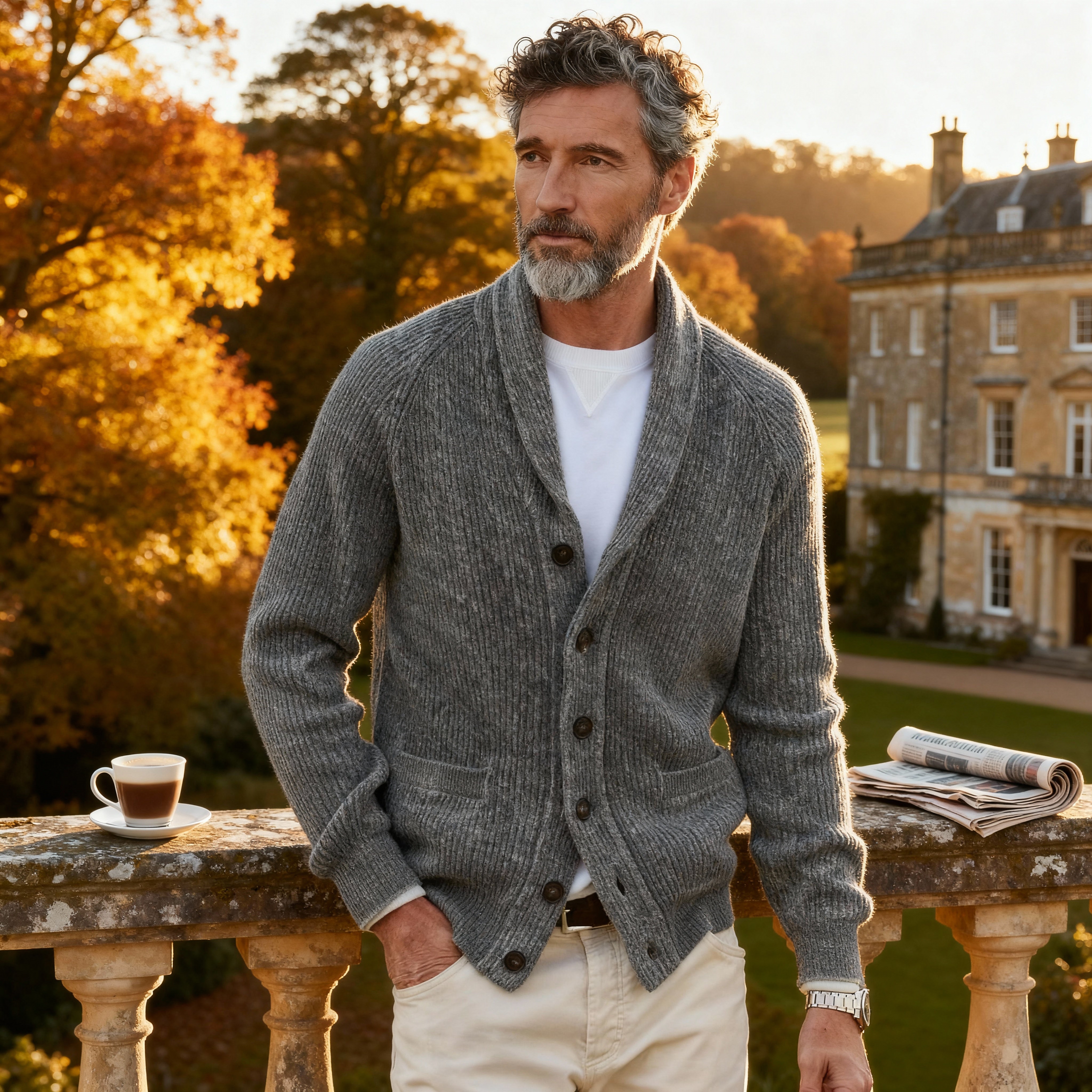 Henry | Men's Cardigan Sweater - Cozy, Timeless Style