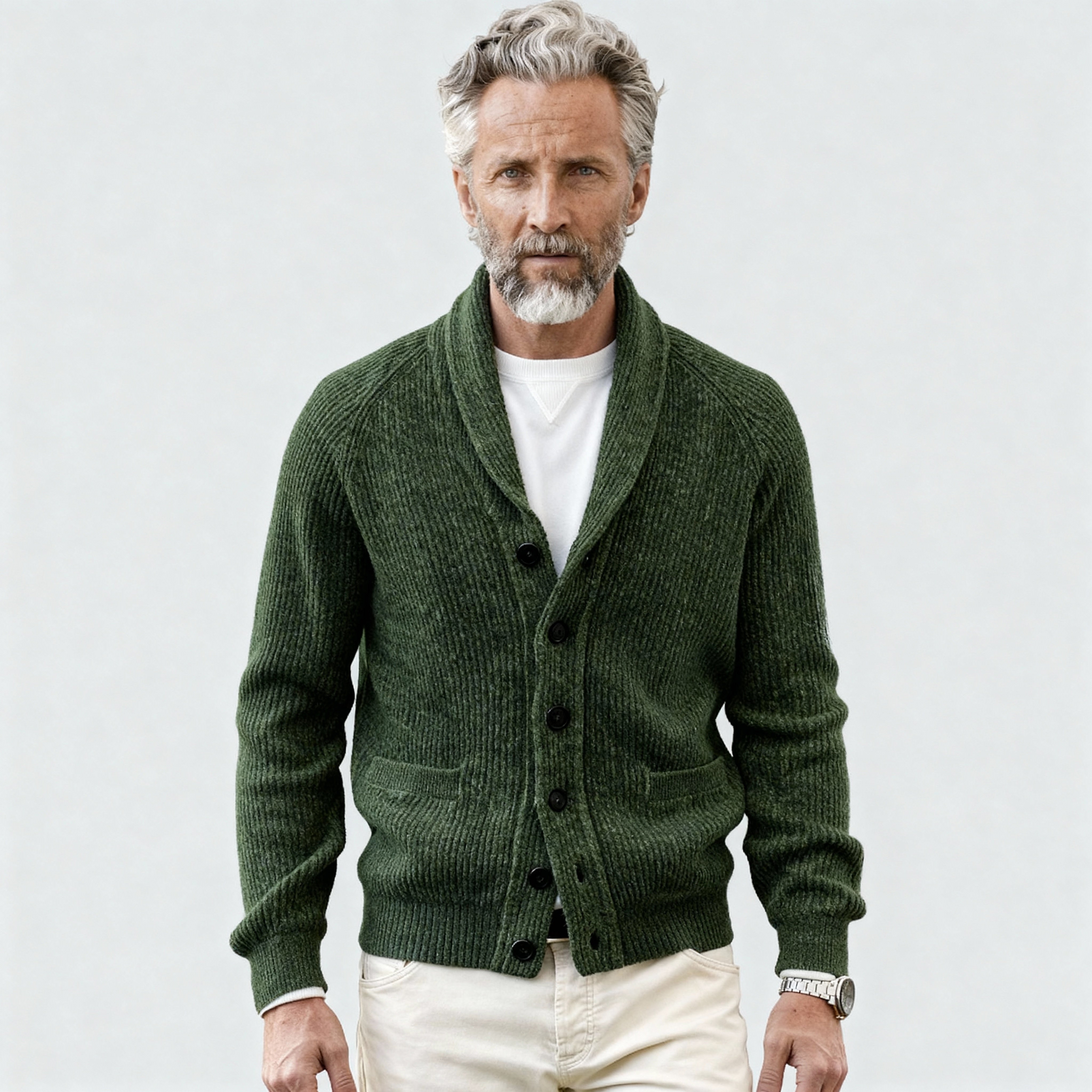 Henry | Men's Cardigan Sweater - Cozy, Timeless Style