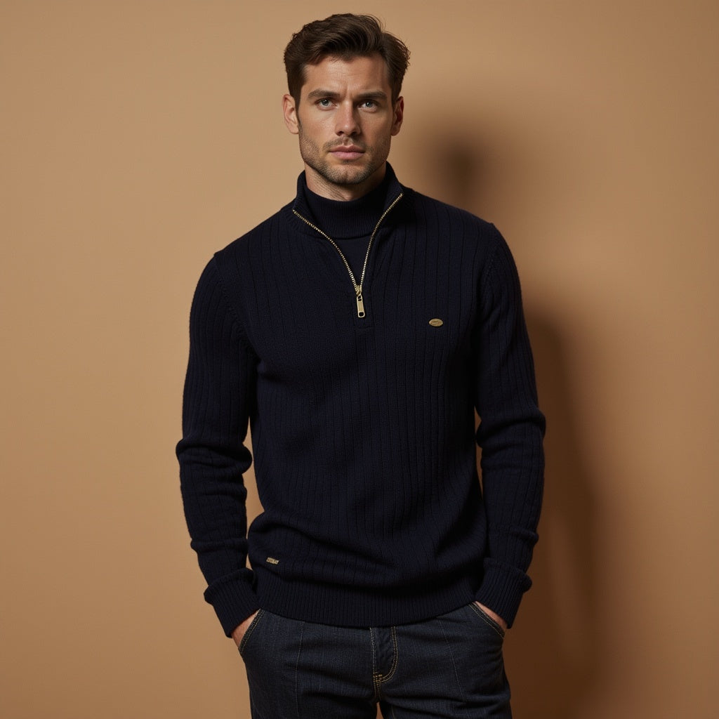 Viggo | Luxe Half Zip Sweater for Stylish Comfort