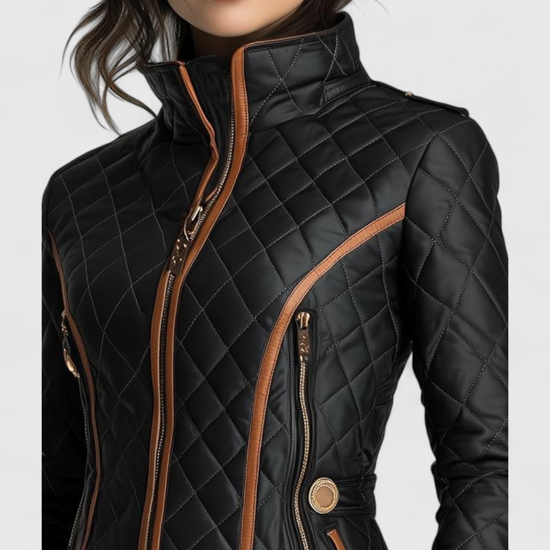 Margot Jacket – Essence of Sophistication with Elegant Quilted Design