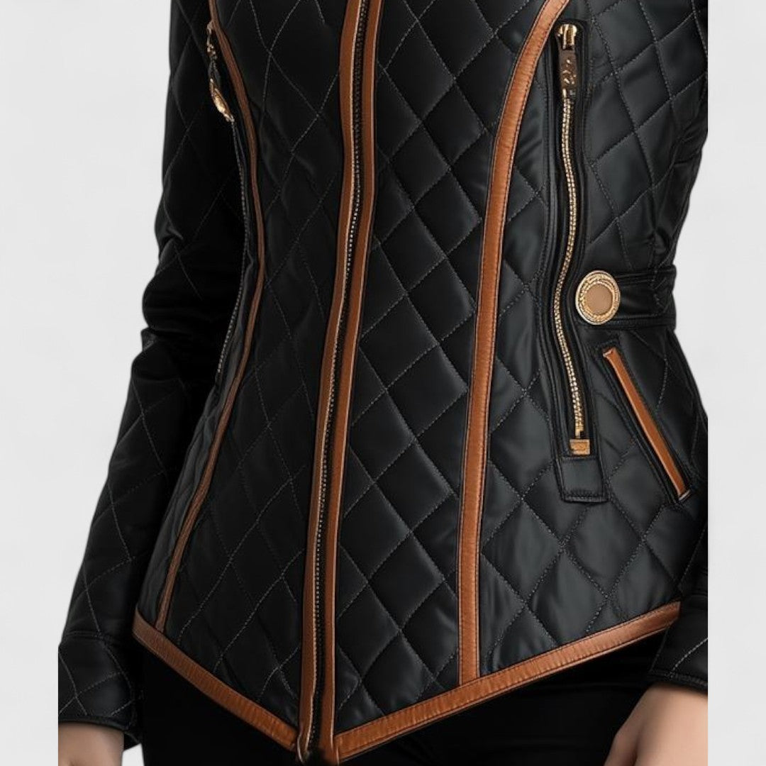 Margot Jacket – Essence of Sophistication with Elegant Quilted Design