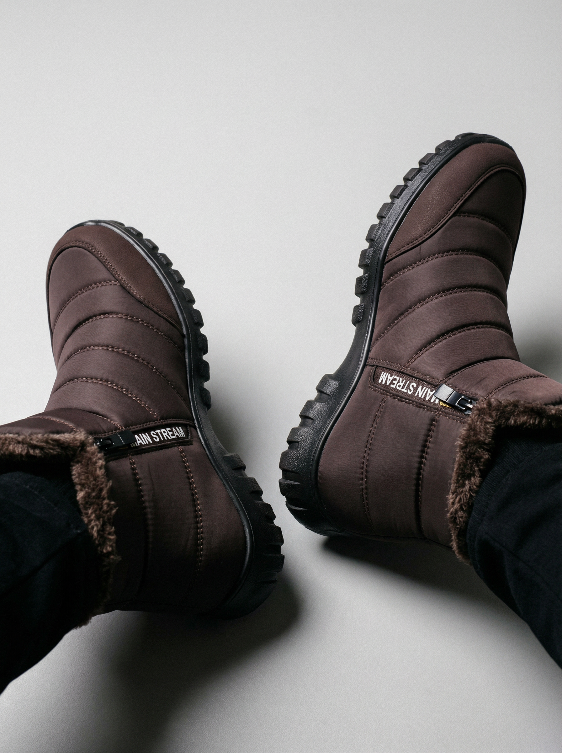 Men's Insulated Winter Boots - Waterproof, Non-slip, and Ultra Comfortable