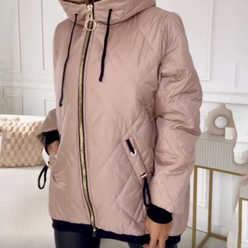 Alisha | Elegant Warm Parka with Charm