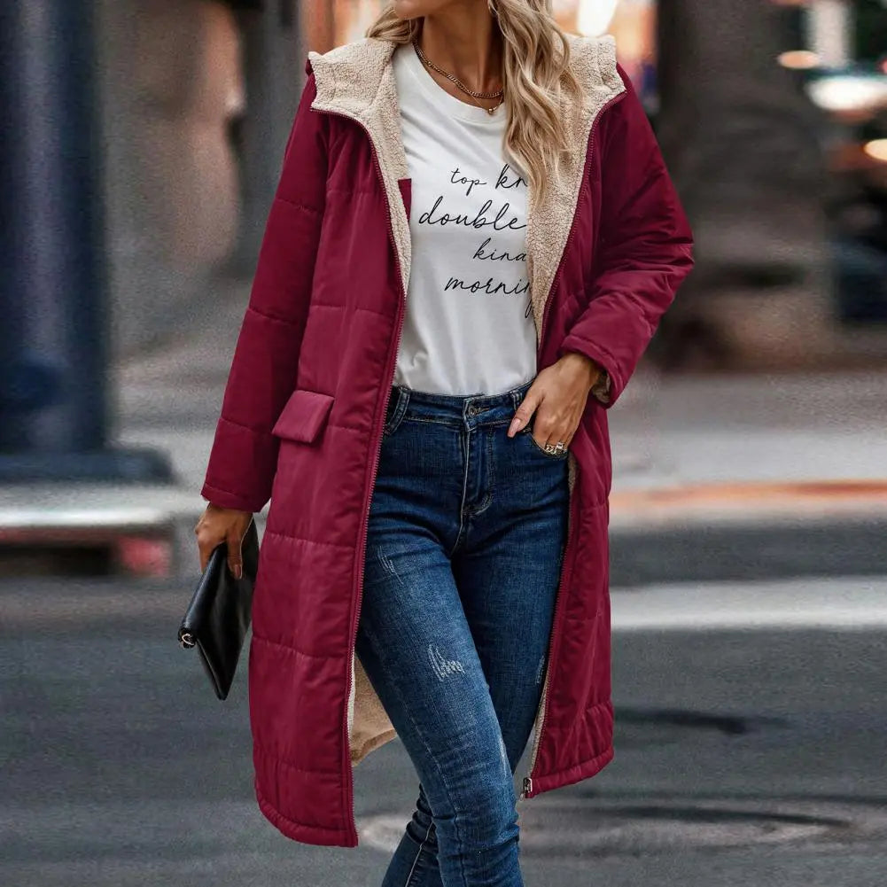 Ninette | Double-Side Reversible Parka Jacket - Stylish and Versatile Outerwear