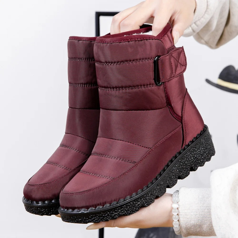 Women's Cozy Padded Snow Boots — Warm, Cushioned Winter Boots
