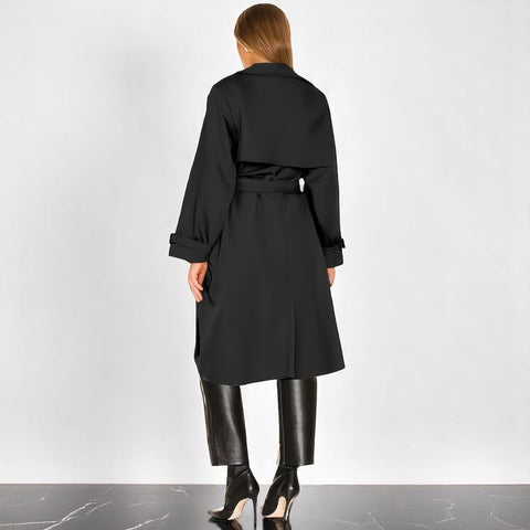 Jade Elegance - Chic Style Trench Coat
