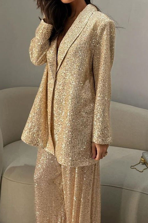 Glam Suit Jacket and Trousers Set