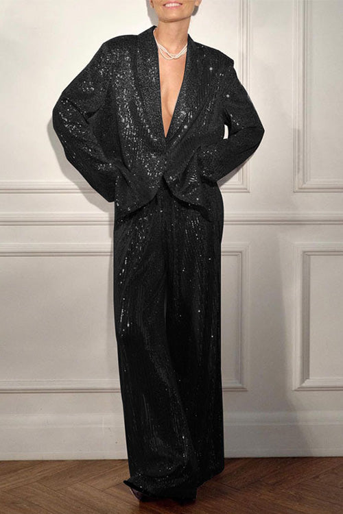 Glam Suit Jacket and Trousers Set
