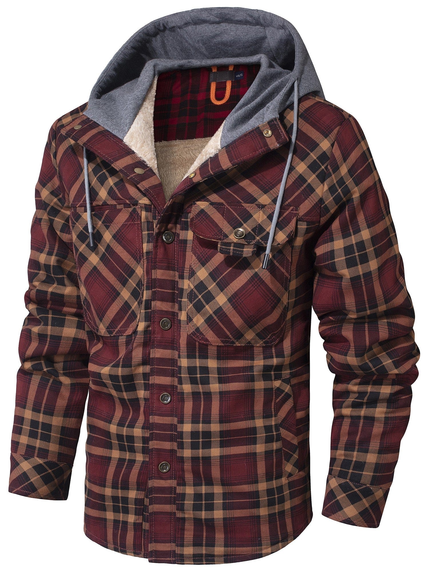 Nolan - Stylish and comfortable tartan hoodie jacket