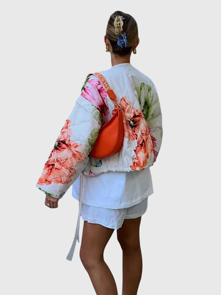 Cora | Elegant Floral Jacket for a Refined Style