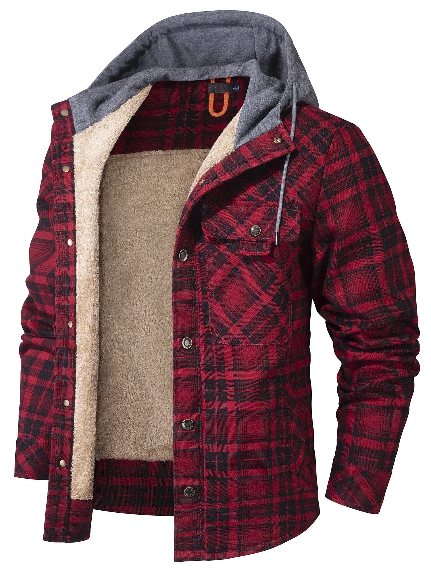 Nolan - Stylish and comfortable tartan hoodie jacket