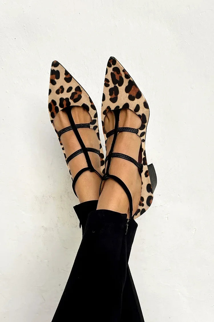 Leopard Strap Heels for a Stylish and Bold Look