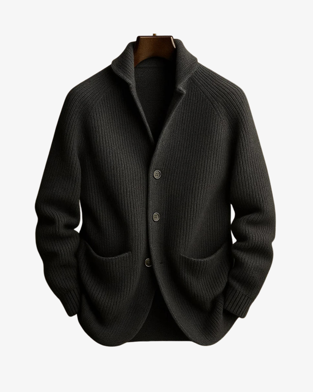 Andrew | Luxe Modern Wool-Blend Cardigan