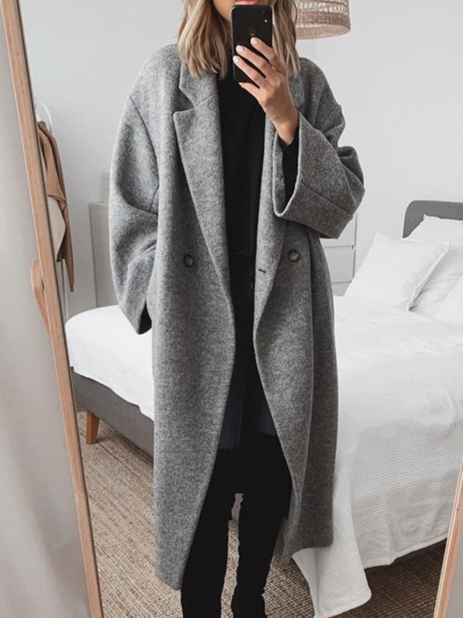 Mona | Elegant Classic Wool Coat