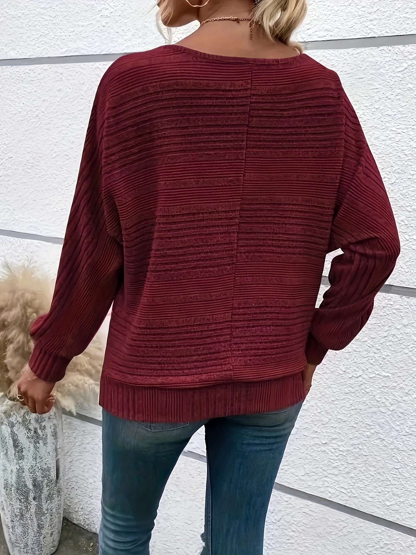 Sabine™ - impressively comfortable wool sweater with stylish cow side panels