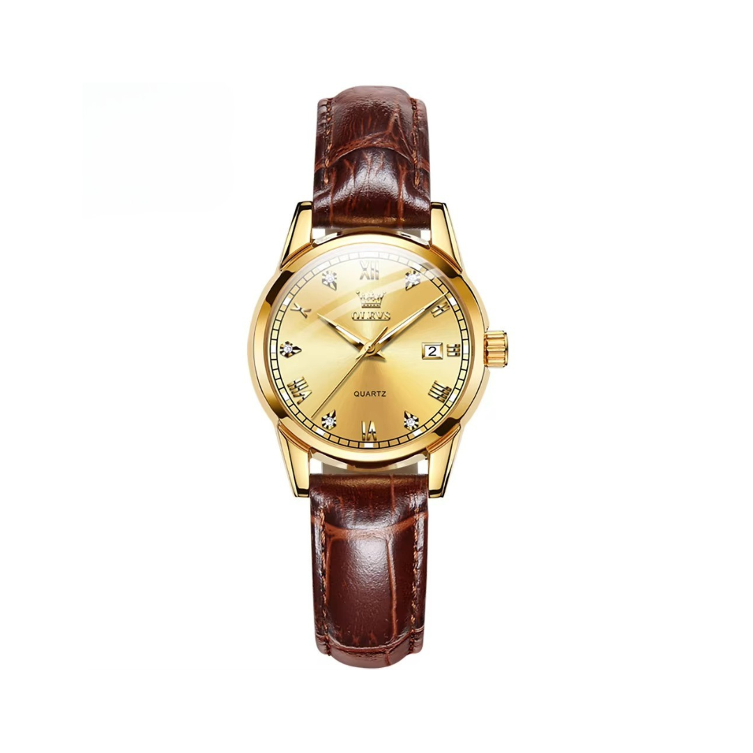Elegant Business Style Analog Quartz Couple Watch