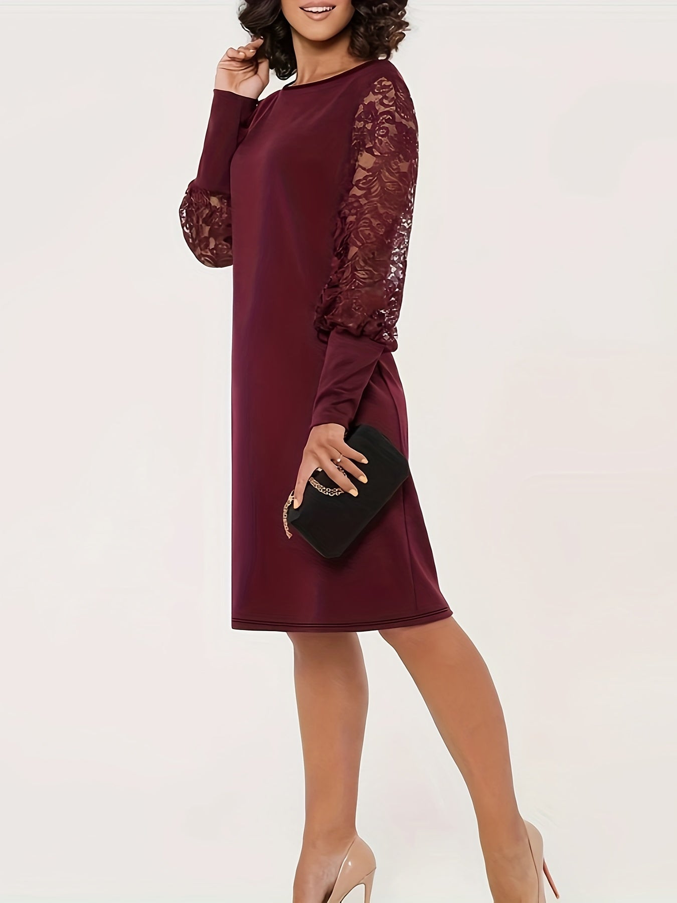 Marielle – Exquisite Lace Midi Dress