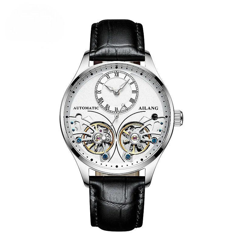 Luxury Double Tourbillon Luminous Mechanical Watch