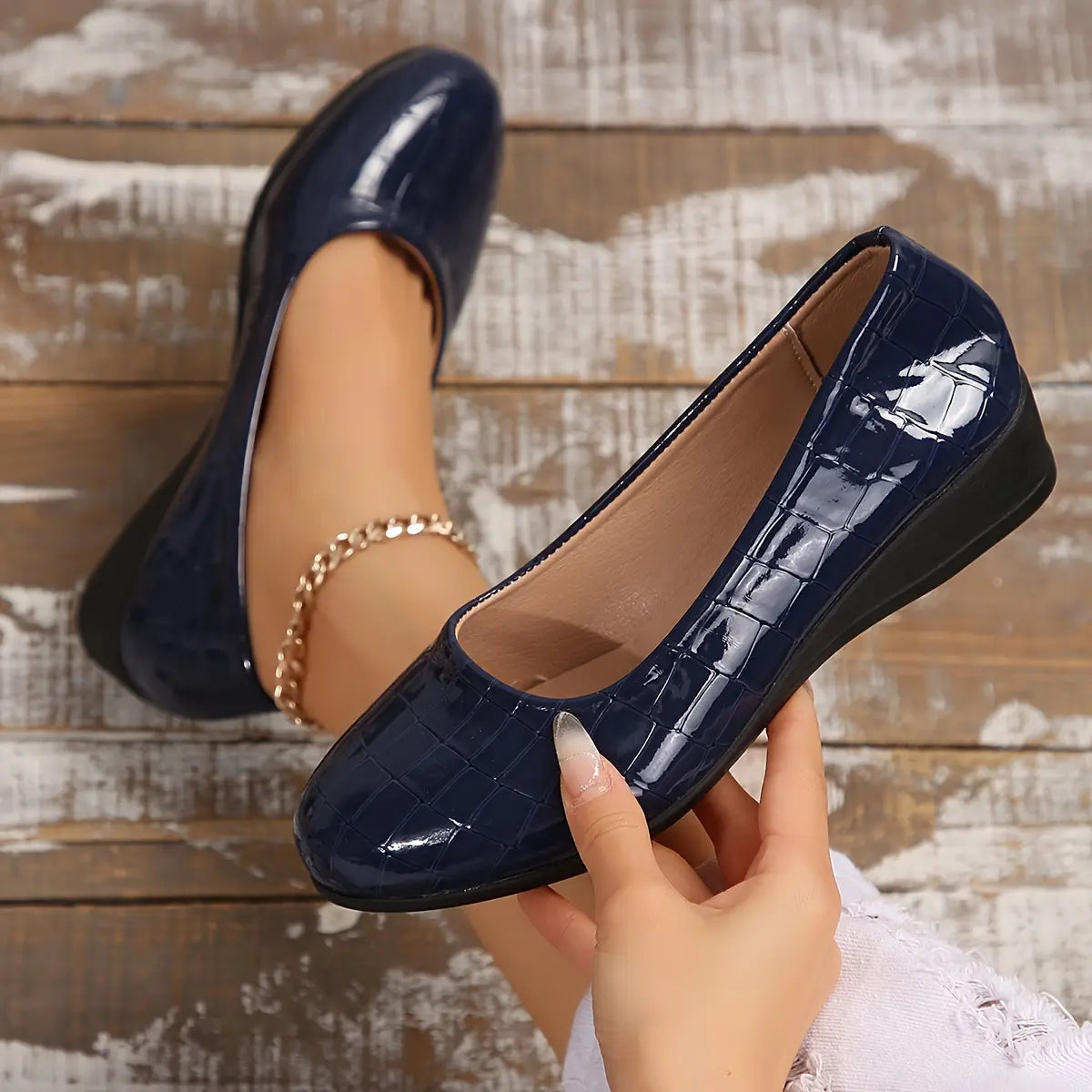 Rebekah - Comfortable Breathable Faux Leather Shoes