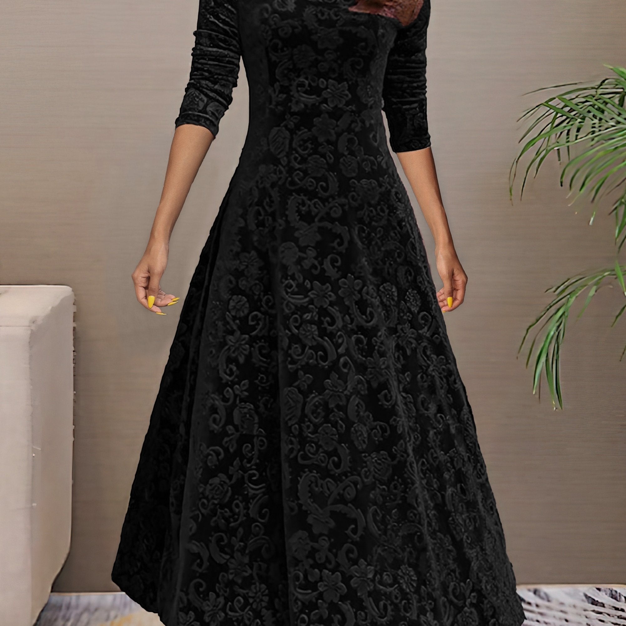 Denise Velvet Elegance Dress