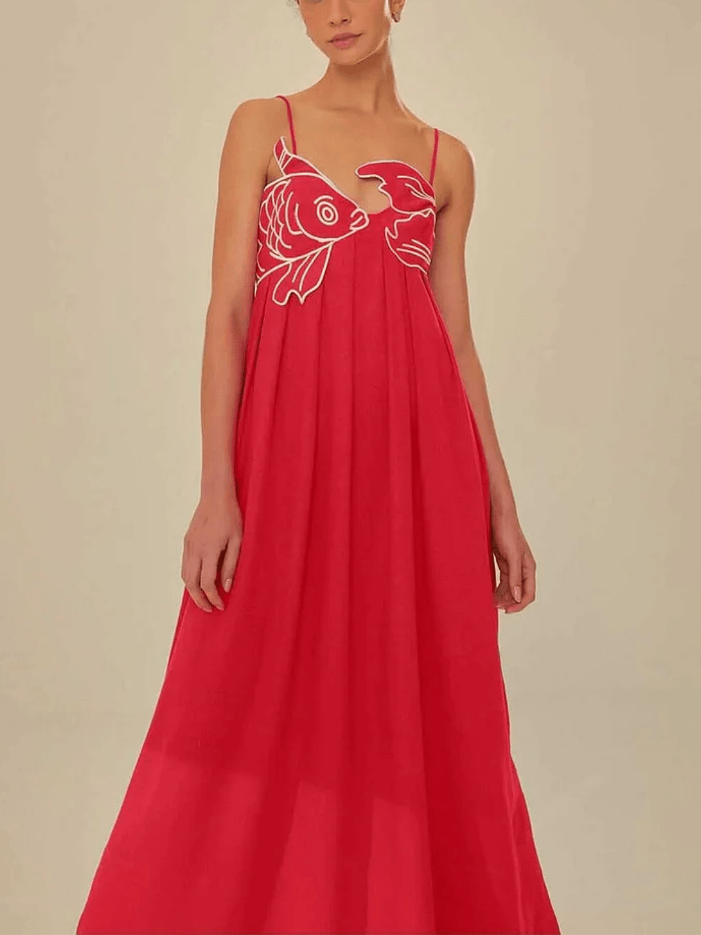 Elegant Fish Top Maxi Dress for a Stunning Look