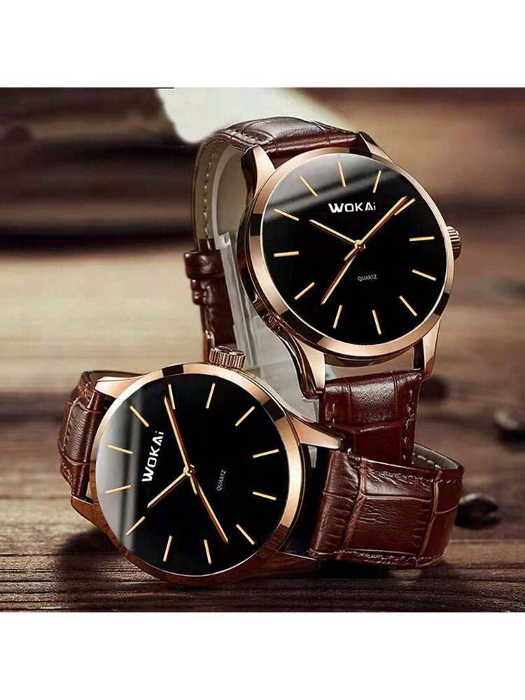 Elegant Rose Gold Casual Quartz Watch