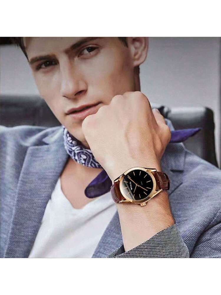 Elegant Rose Gold Casual Quartz Watch