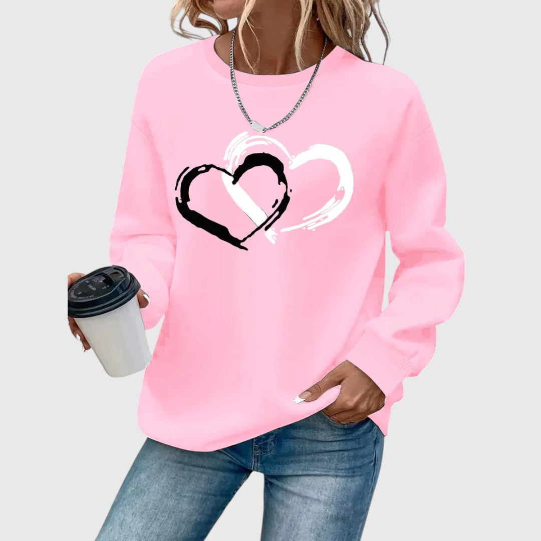 Sharyn - Elegant Heart-Shaped Sweater