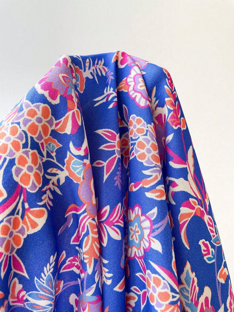 Plus-Size Boho Floral Maxi Dress – Flowy, Statement-Making Print