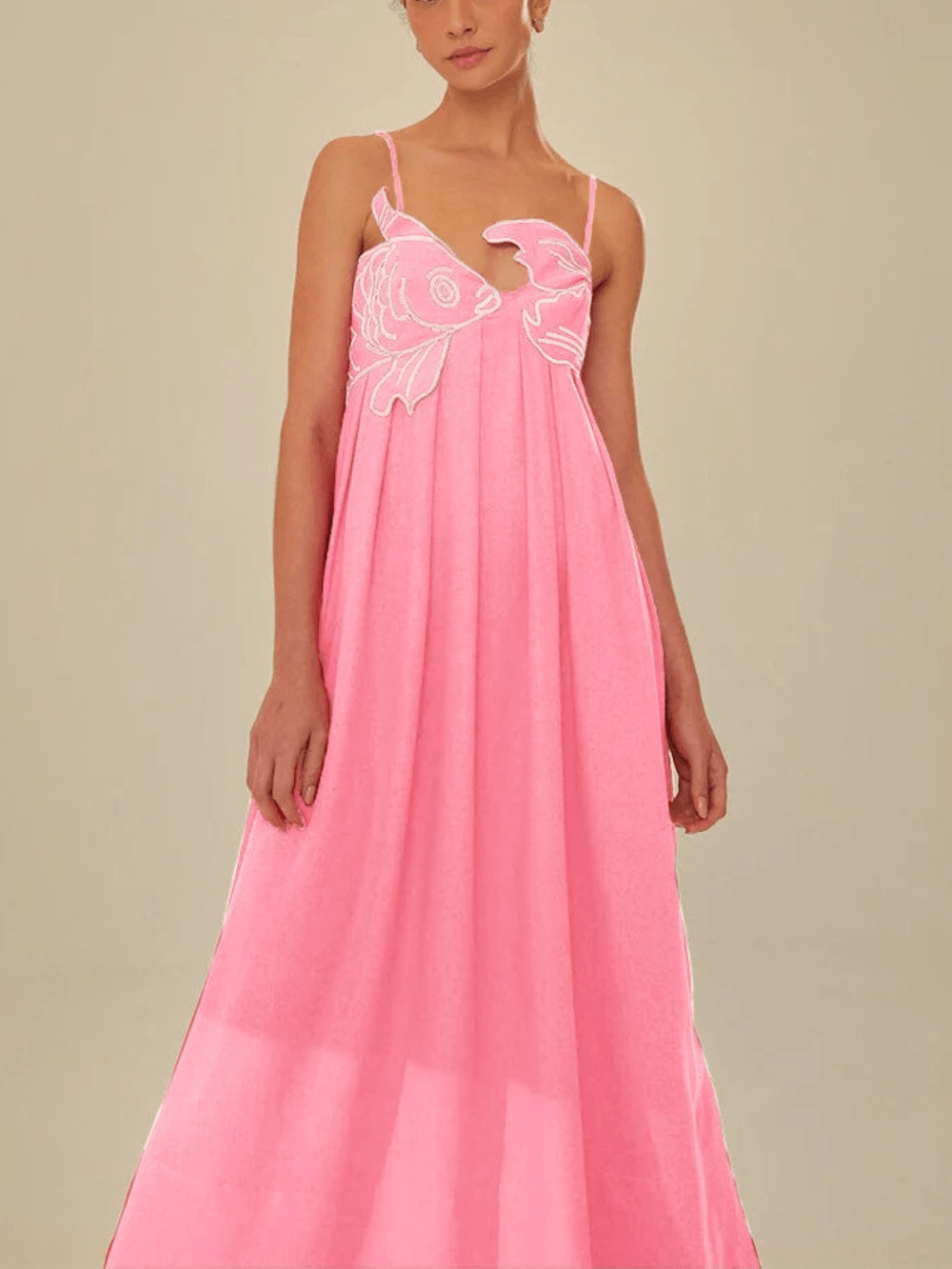 Elegant Fish Top Maxi Dress for a Stunning Look