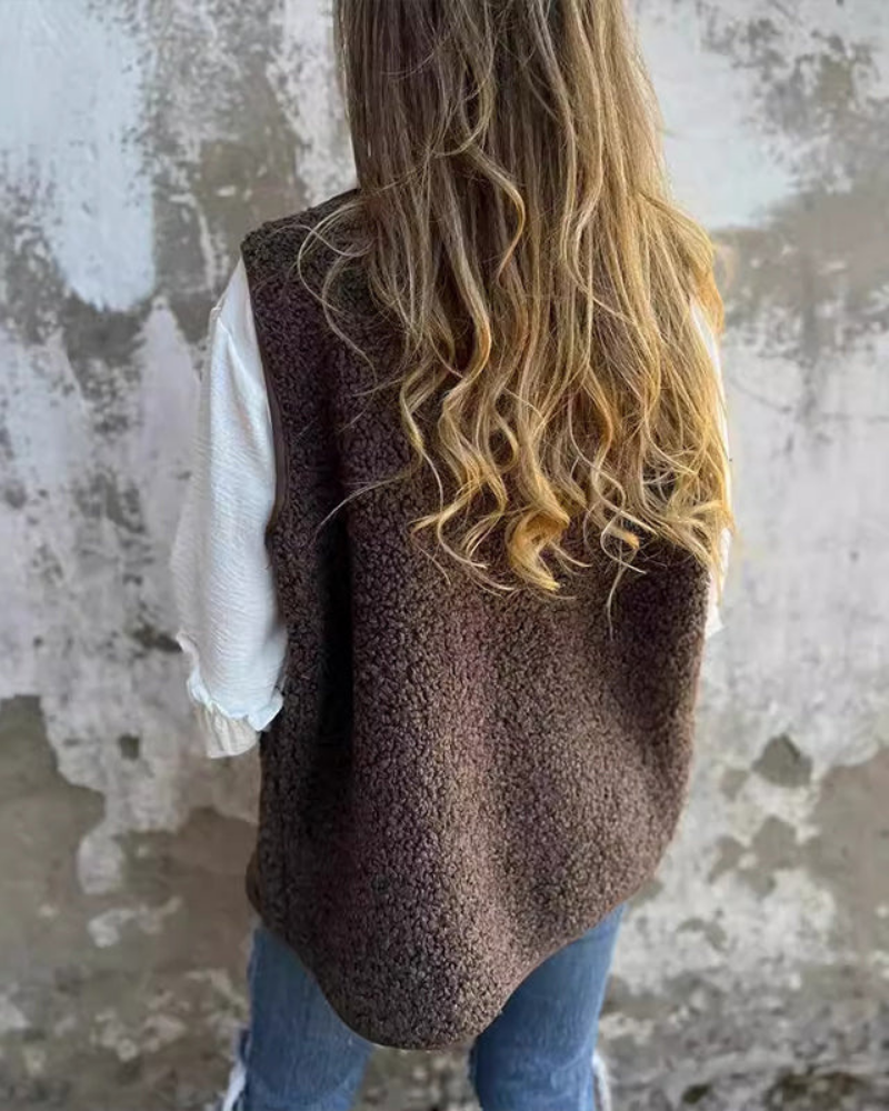 Chic Sherpa Vest – Cozy, On-Trend Layer for Everyday Style