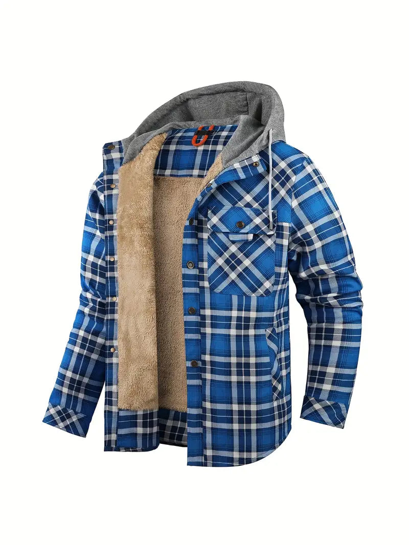Wyatt - Must-Have Hooded Checked Jacket for Stylish Comfort