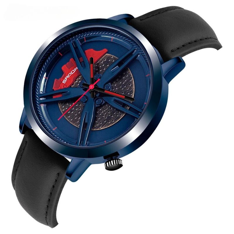 Quartz Button Watch - Elegance and Practicality