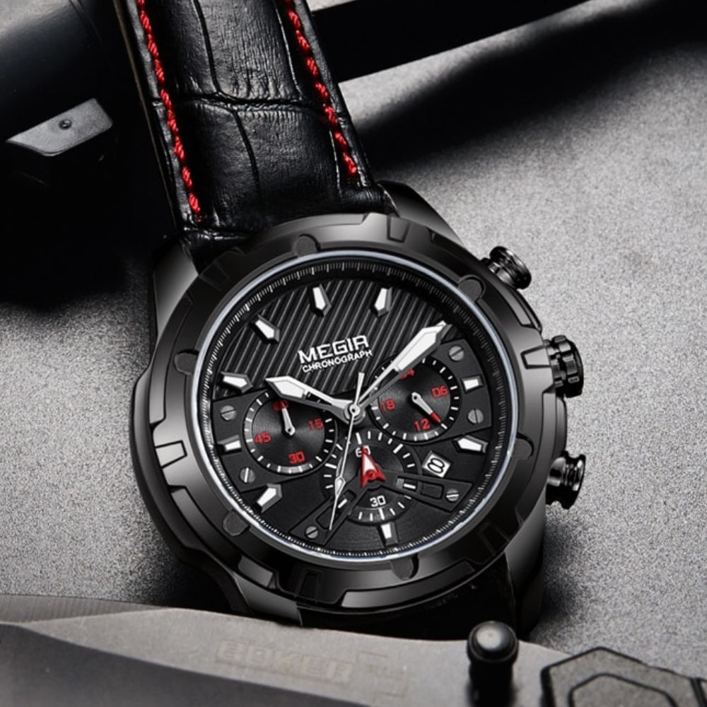 Luxury Military Chronograph Watch for Sports