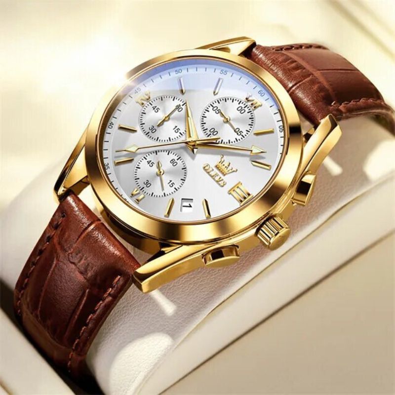 Luminous Quartz Chronograph Watch