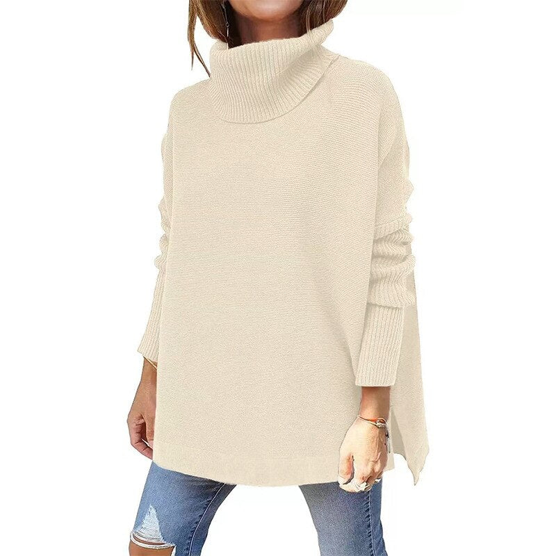 Francesca | Oversized Cozy Turtleneck Sweater for Ultimate Comfort