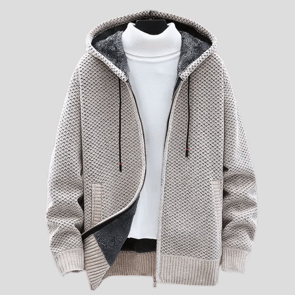 Lorent | Premium thermal-knit hoodie - warm, soft, and comfortable