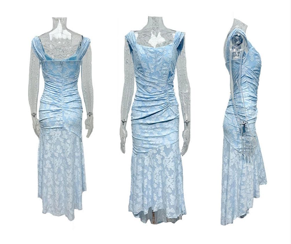 Blue Bell floral maxi dress for an elegant and comfortable style