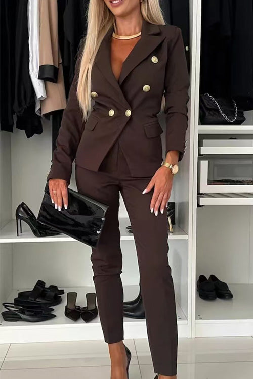 Casual Slim-Fit Suit for Effortless Everyday Style