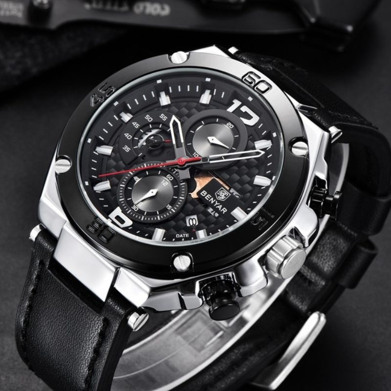 Multifunction Sports Quartz Chronograph Watch