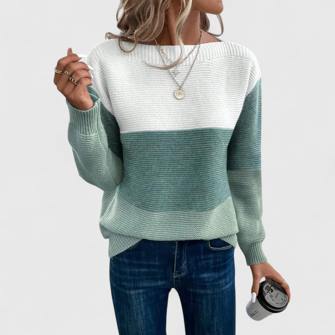 Daphne - Gradient Knit Sweater for a Trendy and Warm Look