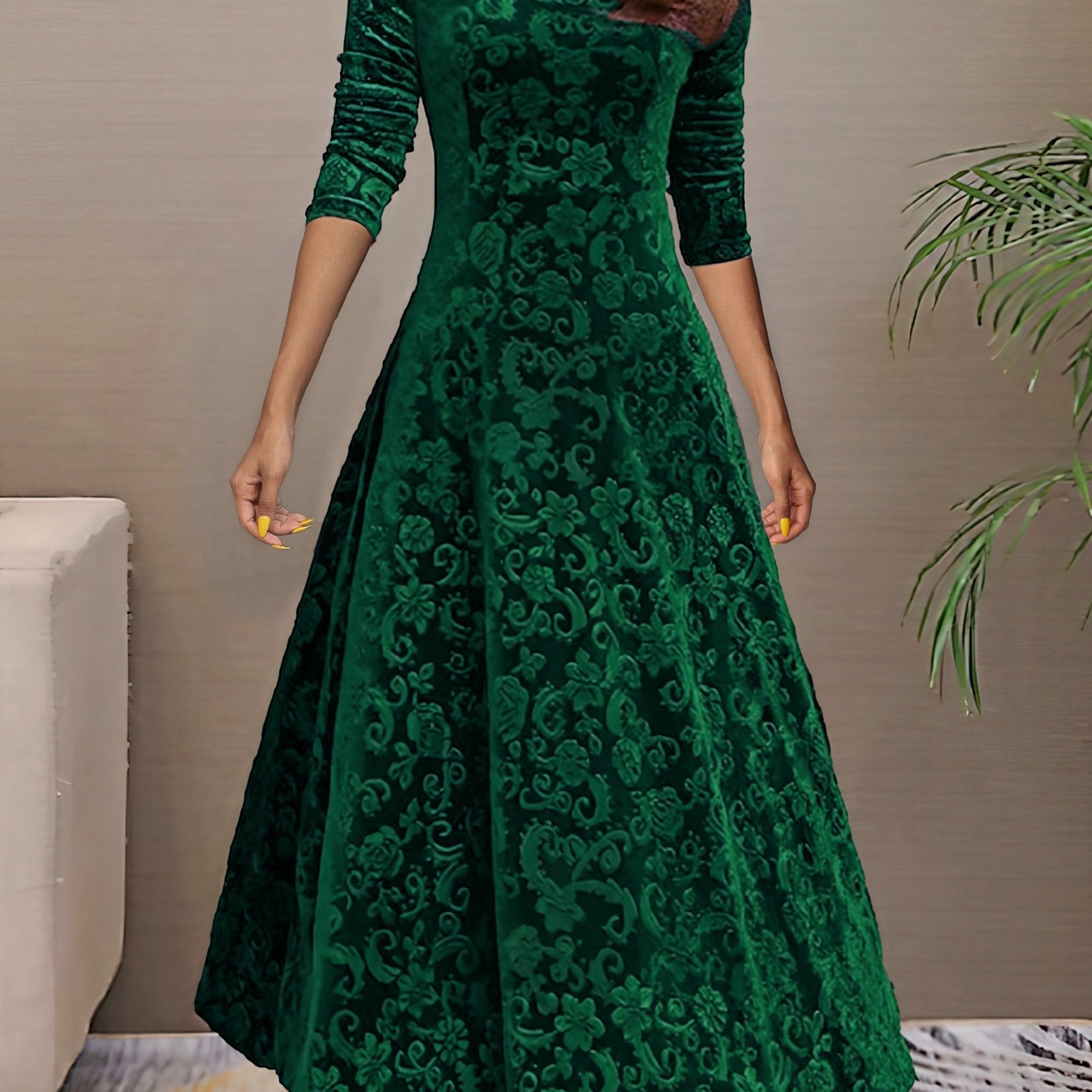 Denise Velvet Elegance Dress