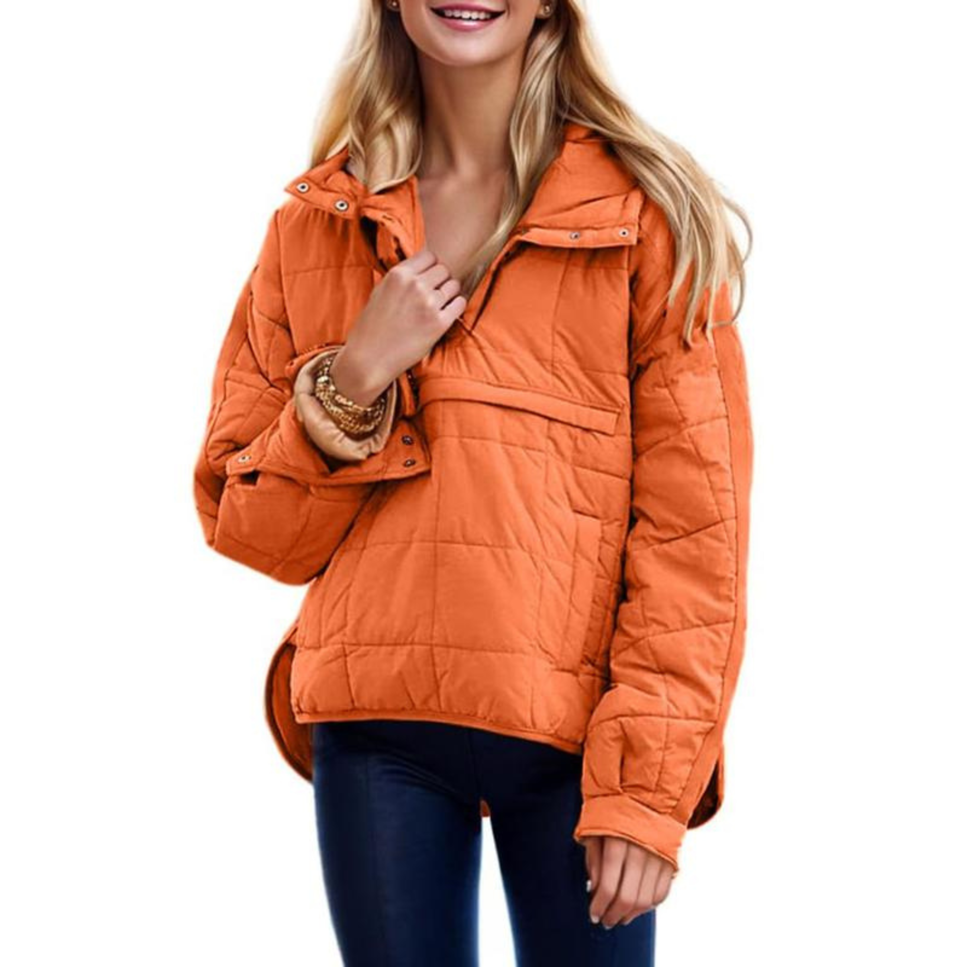 Melodie Women's Hooded Pullover Jacket – Style and Comfort Combined