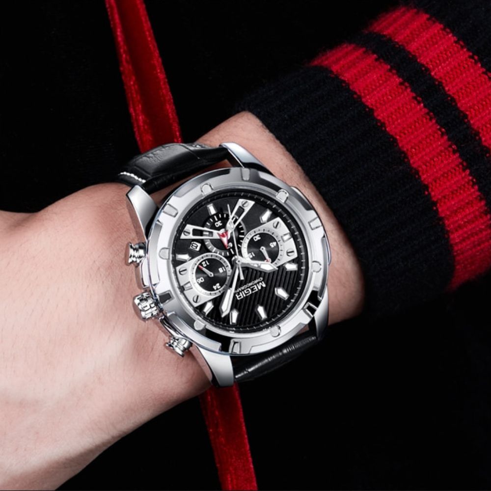 Luxury Military Chronograph Watch for Sports