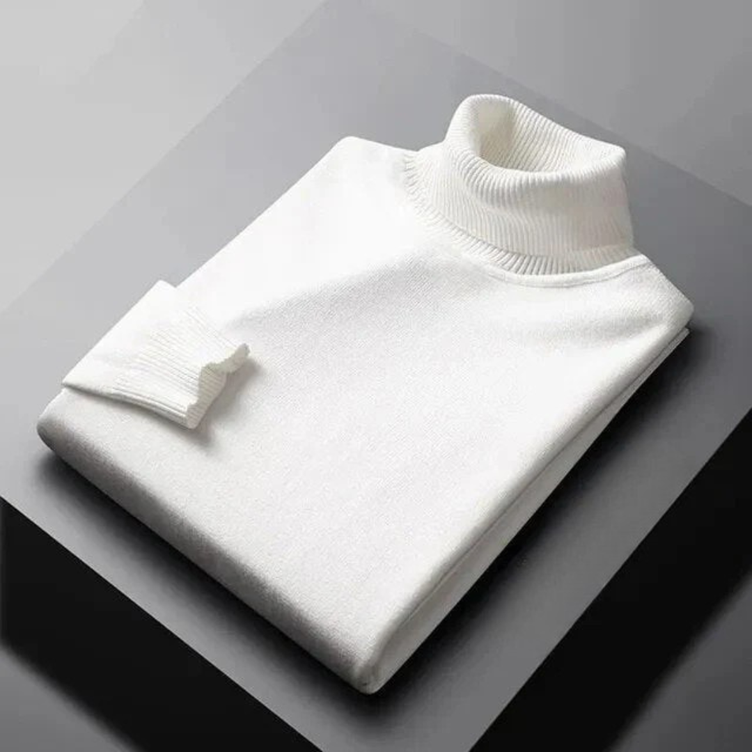 Monte Carlo Cashmere Turtleneck Sweater - Luxuriously Soft & Timeless